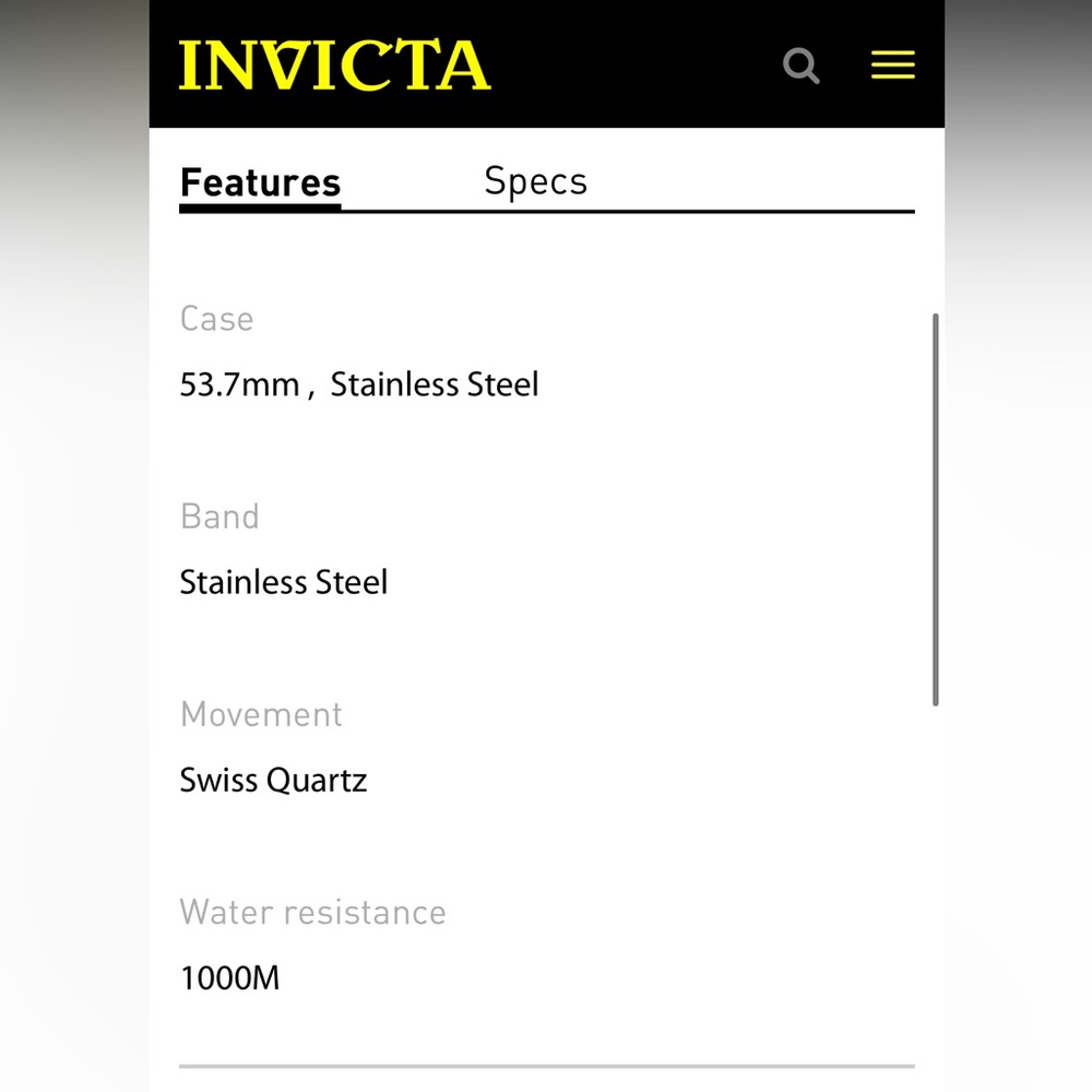 Invicta Venom -Blue Label- Mens Watch - Picture 9 of 10